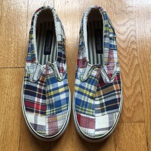 Sperry patchwork slip-on shoes